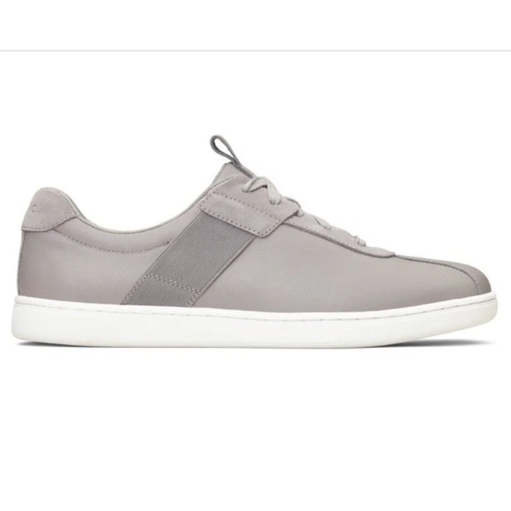 Vionic Casual Lono Sneaker Mens US 7 EU 40‎ Gray Leather Arch Support New